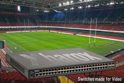 barox ethernet switches secure Principality Stadium, Cardiff